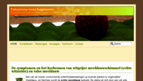 What Tuinkrant.com website looked like in 2017 (8 years ago)
