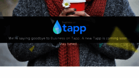 What Tapp.com website looked like in 2017 (6 years ago)