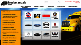 What Truckmanuals.com website looked like in 2017 (6 years ago)