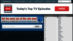 What Toptvshows.cc website looked like in 2017 (6 years ago)