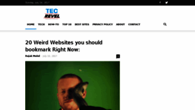 What Tecrevel.com website looked like in 2017 (6 years ago)