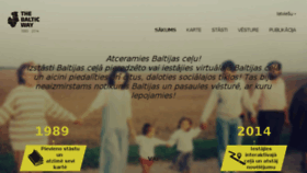 What Thebalticway.eu website looked like in 2017 (6 years ago)