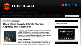 What Tekhead.org website looked like in 2017 (6 years ago)