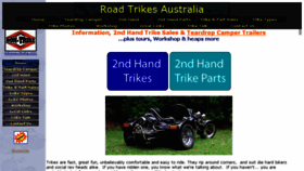 What Trikesaustralia.com website looked like in 2017 (6 years ago)