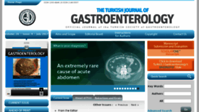 What Turkjgastroenterol.org website looked like in 2017 (6 years ago)