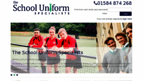 What Theschooluniformspecialists.com website looked like in 2017 (6 years ago)