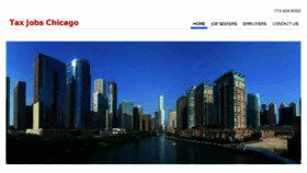 What Taxjobschicago.com website looked like in 2017 (6 years ago)