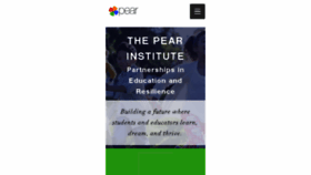 What Thepearinstitute.org website looked like in 2017 (6 years ago)