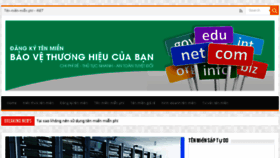 What Tenmienmienphi.vn website looked like in 2017 (6 years ago)