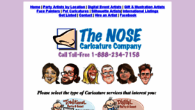 What The-nose.com website looked like in 2017 (6 years ago)