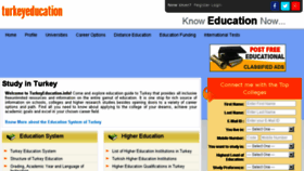 What Turkeyeducation.info website looked like in 2017 (6 years ago)