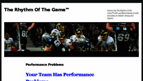 What Therhythmofthegame.com website looked like in 2017 (6 years ago)