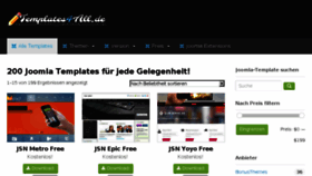 What Templates4all.de website looked like in 2017 (6 years ago)