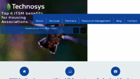 What Technosysuk.com website looked like in 2017 (6 years ago)