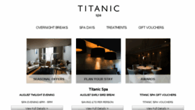 What Titanicspa.com website looked like in 2017 (6 years ago)