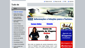 What Tudodeturismo.com.br website looked like in 2017 (6 years ago)