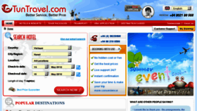 What Tuntravel.com website looked like in 2017 (6 years ago)