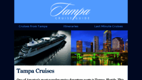 What Tampacruiseguide.com website looked like in 2017 (6 years ago)