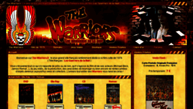 What The-warriors.fr website looked like in 2017 (6 years ago)