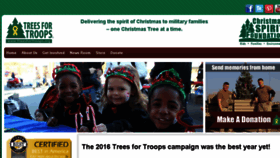 What Treesfortroops.org website looked like in 2017 (6 years ago)