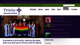 What Trinitycathedral.org website looked like in 2017 (6 years ago)