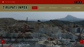 What Tirupati-impex.com website looked like in 2017 (6 years ago)