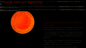 What Think-and-act-rich.com website looked like in 2017 (6 years ago)