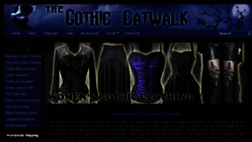 What Thegothiccatwalk.co.uk website looked like in 2017 (6 years ago)