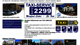 What Taxi-austria.com website looked like in 2017 (6 years ago)