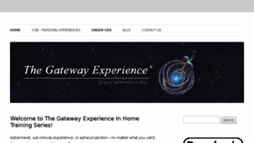 What Thegatewayexperience.com website looked like in 2017 (6 years ago)