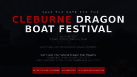 What Texasdragonboat.com website looked like in 2017 (6 years ago)