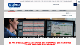 What Techmed.fr website looked like in 2017 (6 years ago)