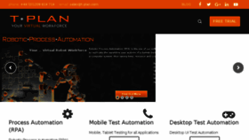 What T-plan.com website looked like in 2017 (6 years ago)