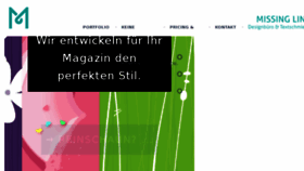 What The-missinglink.de website looked like in 2017 (6 years ago)