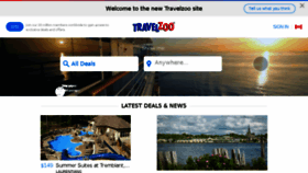 What Travelzoo.ca website looked like in 2017 (6 years ago)