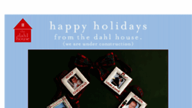 What Thedahlhouse.com website looked like in 2017 (6 years ago)