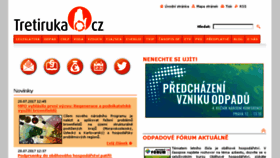 What Tretiruka.cz website looked like in 2017 (6 years ago)