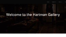 What Thehartmangallery.com website looked like in 2017 (6 years ago)