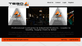 What Tegosystems.com website looked like in 2017 (6 years ago)