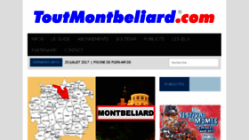 What Toutmontbeliard.com website looked like in 2017 (6 years ago)