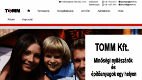 What Tomm.hu website looked like in 2017 (6 years ago)