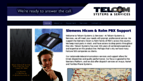 What Telcomsystems.net website looked like in 2017 (6 years ago)