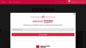What Topicrem.fr website looked like in 2017 (6 years ago)