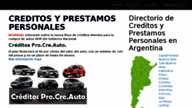 What Todo-creditos.com.ar website looked like in 2017 (6 years ago)