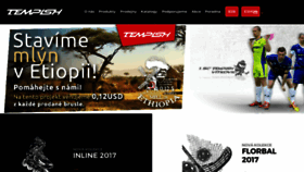 What Tempish.cz website looked like in 2017 (6 years ago)