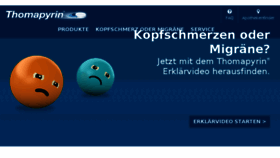 What Thomapyrin.de website looked like in 2017 (6 years ago)