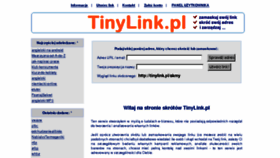 What Tinylink.pl website looked like in 2017 (6 years ago)