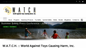 What Toysafety.org website looked like in 2017 (6 years ago)