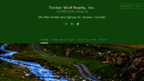 What Timberwolfrealty.com website looked like in 2017 (8 years ago)