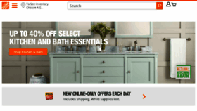 What Thehomedepot.com website looked like in 2017 (6 years ago)